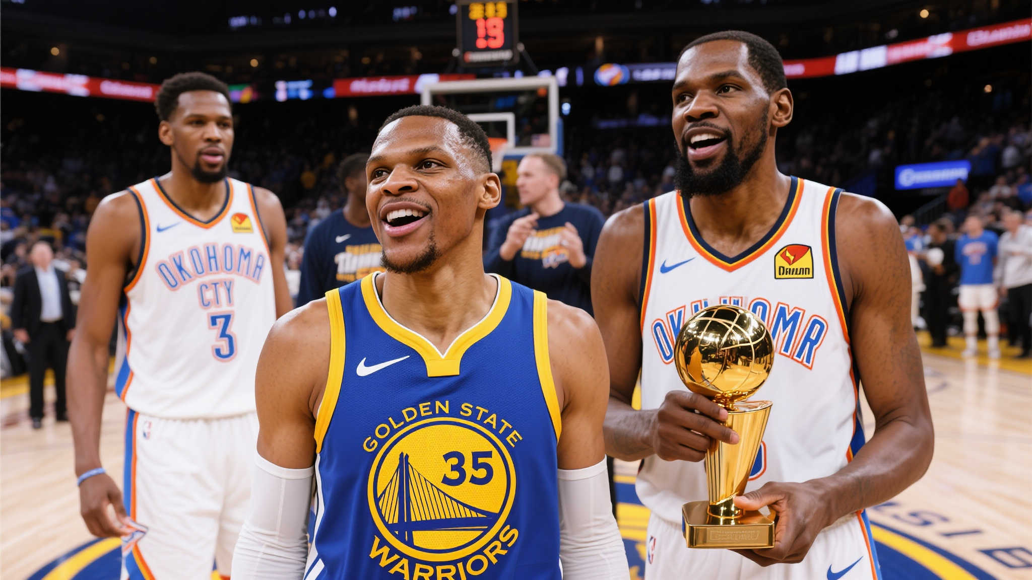 雷霆夺冠勇士官宣图祝贺传奇诞生 雷霆夺冠勇士官宣图祝贺传奇诞生